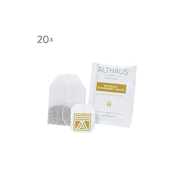 Althaus Tee ROOIBOS VANILLA 20 x 1,75g â BIO Rooibush / Rooibos / Rooibuschtee mit Vanillegeschmack im klassischen Teeaufgussbeutel â DELI PACK – Bild 3