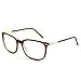 GQUEEN Fashion Fake Glasses Non Prescription Glasses Clear Lens Glasses Nerd Plain Frames Women Men, 201579