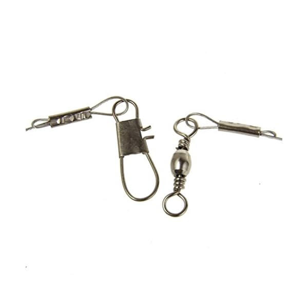 Laimeng10-Pcs-Fishing-Wire-Leader-Trace-With-Snap