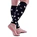 Doc Miller Calf Compression Sleeve - Polka DOTS 1 Pair 20-30mmHg Support