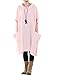 Mordenmiss Women's Doll Collar Casual Sleeveless Top with Big Pockets L Style 1-Pink