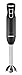 Chefman Immersion Stick Hand Blender Includes Stainless Steel Shaft & Blades, Powerful 300 Watt Ice Crushing 2-Speed Control One Hand Mixer, Soft Touch Grip - Black