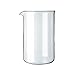 Bodum - Spare Glass Liner With Spout - Replacement Part Suitable for French Press Cafetiere - 12 Cups