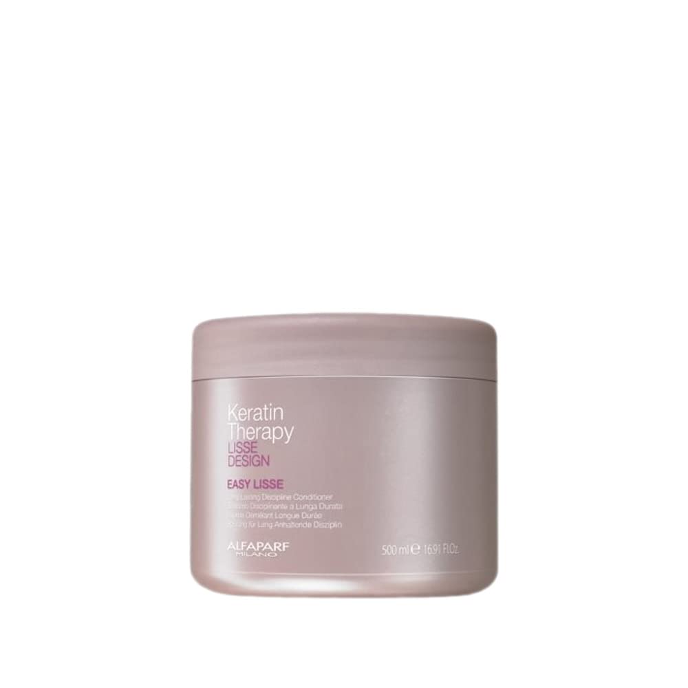 AlfaParf LISSE DESIGN KERATIN THERAPY DISCIPLINANT BALSAMO 500ML, beige 8022297051529