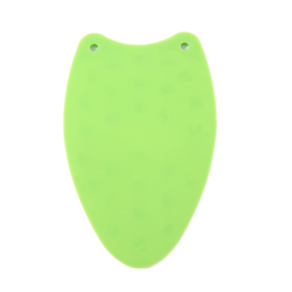 The Quilted Bear Mini Iron Rest - Mini Silicone Heat Resistant Iron Pad for General Crafts, Portable Ironing Stand for Travel and Quilting Use (Lime Green)