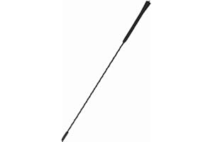 OPPWONG Car Fuba Style Antenna Mast Whip Fit for BMW Fit for VW for Toyota for Mazda, Genuine Black Roof Aerial Replacement E