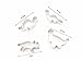OKUBOX AB01 4pcs Stainless Steel Jurassic Park Dinosaur Cookie Cutter Mold Cake Fondant Biscuit Baking Tool Set