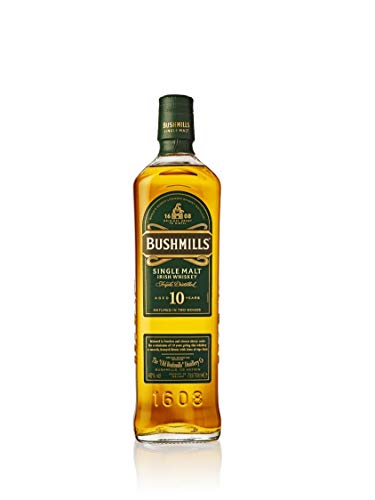 Bushmills 10 Years Old Single Malt Irish Whiskey ( 1 x 0,7 l) - dreifach destillierter 100% Malt Whisky – Bild 3