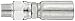 EATON Weatherhead Coll-O-Crimp 06U-J06 Male Pipe Swivel Fitting, Low Carbon Steel, 3/8