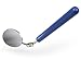 Bastex Telescoping Inspection 2 Inch Mirror Tool - Long Stick Extends up to 33 Inches. Includes 2” Round Adjustable Extendable Mirror for Mechanics, Automotive, Machinist and More - Blue