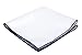 Flairs New York Gentleman's Essentials Weekend Casual White Pocket Square (White/Prussian Blue [Linen])