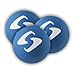 Gearbox Racquetball Balls-3 Ball Pack (Blue)