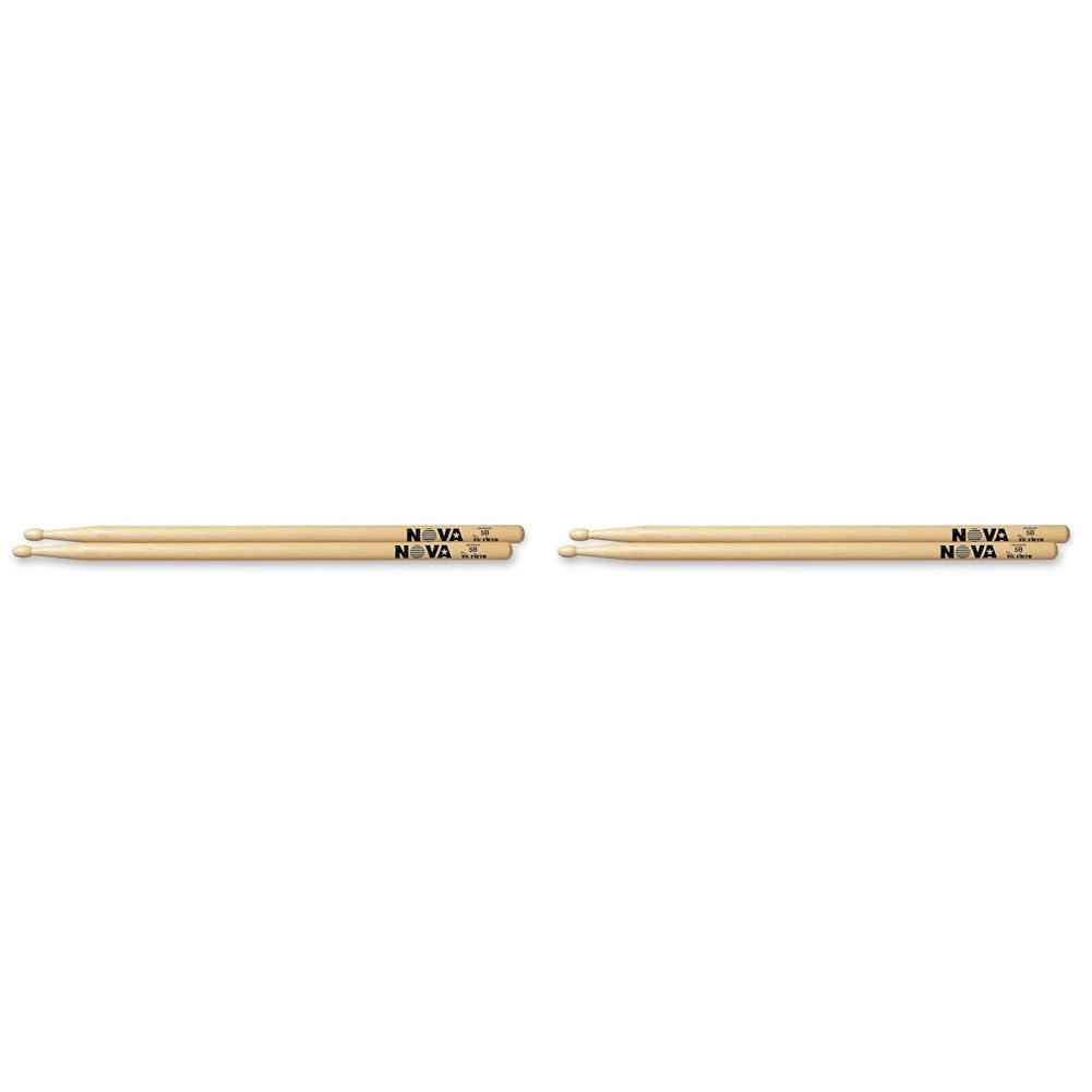 Vic FIrth - NOVA Drumsticks - 5B - Wood Tip (Pack of 2)