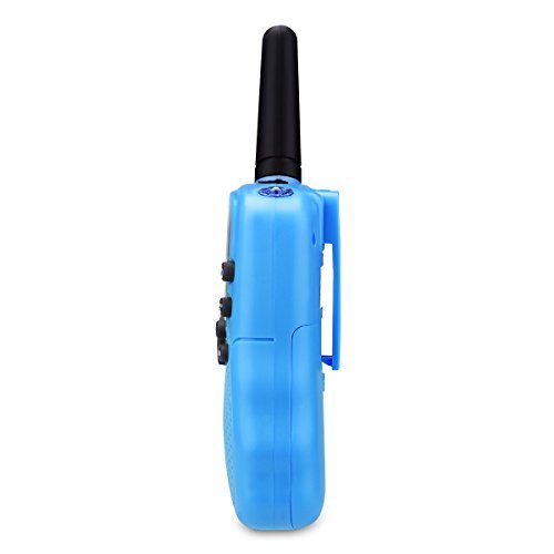 FLOUREON Kids Toy Walkie Talkies Two Way Radios Walky Talky 22 Channel Long Range UHF Handheld Outdoor Kids Toy Cellphone for Children Day/Birthday (Blue x 4)