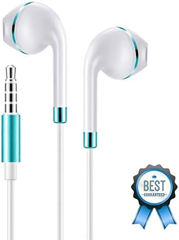 In Ear Earphones,DAREYOU Earbuds headphones with Microphone volume control headphones compatible with all 3.5mm Audio jack (1P)