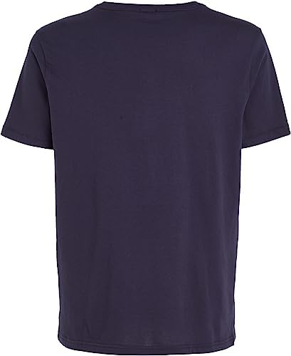 T-Shirt Manches Courtes Homme Col Ras-du-Cou, Bleu (Navy Blazer), S
