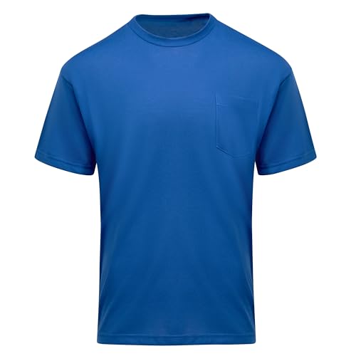 Red Kap Men's Short-Sleeve Performance Core Pocket Tee, Royal Blue, 3X-Large