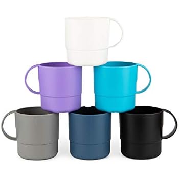 Amazon.com: Plástico Microondas Taza de agua japonés 12oz ...