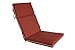 BOSSIMA Indoor Outdoor High Back Chair Cushions Replacement Patio Chair Seat Cushions Set of 2 Brick Red