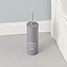 Home Basics Paris MATT Toilet Brush Holder, Grey