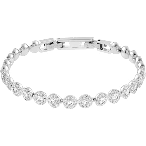 Swarovski Una Angelic Bracelet with White Crystals on a Rhodium Plated Setting