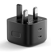 UGREEN 65W USB C Charger Plug 2-Port GaN Type C Fast Wall Power Adapter Compatible with Macbook P...