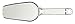 12-Ounce Polycarbonate Clear Scoop