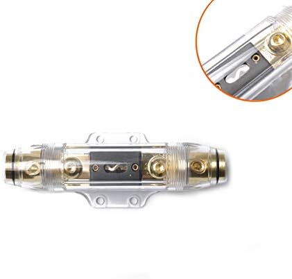 XIEWEICHAO ANL fork bolt fuse box 0GA with fuse 150A one fork bolt fuse holder (Color : Silver)