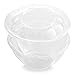 Green Direct 24 oz Disposable Clear Plastic Salad Bowls with Lids Pack of 50, To-Go Party Containers for Lunch, Serving, To go Serving Bowls
