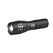 Victagen LED Flashlight,Waterproof Military Grade With 6 Modes & Zoom Lens Adjustable Focus,Rechargeable Mini Torch for Hiking,Cycling, Camping,Hiking and Emergency