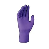 Halyard Health - Purple Nitrile Medical Exam Powder-Free Gloves - Box - Size: X-Large