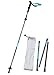 Alafen Aluminum Foldable Ultralight Travel Trekking Hiking Pole with Adjustable Height