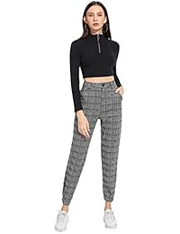 Pantalones con cremallera para dama