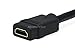 Monoprice 106061 8-Inch 28AWG High-Speed HDMI Male/Female Port Saver (with Ethernet Functionality), Black (1-Piece)
