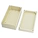 LeMotech Waterproof Dustproof IP65 ABS Plastic Junction Box Universal Electric Project Enclosure Pale Gray 6.2 x 3.54 x 2.3 inch (158 x 90 x 60 mm)