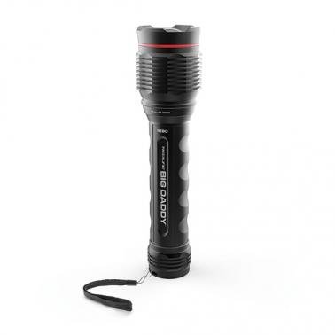 NEBO 6692 - Redline BIG DADDY - 2000 Lumen Flashlight - Completely Waterproof - 4x Adjustable Zoom - 5 Unique Light Modes - 9 x AA Batteries Included
