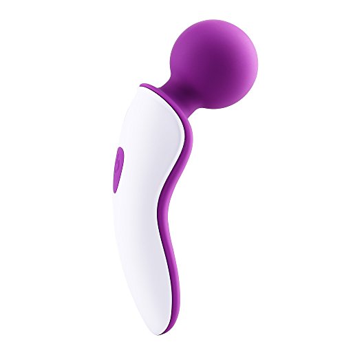 Oopsix Wand Massager, Waterproof Cordless Extreme Power 9 Multi-Speed Massage Wand for Women-Purple