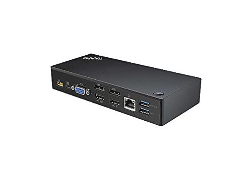 Lenovo ThinkPad USB-C UltraDock With 90W 2 Prong AC Adapter (40A90090US, USA Retail Packaged)