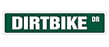 DIRTBIKE Street Sign motorcross racer racing signs gift