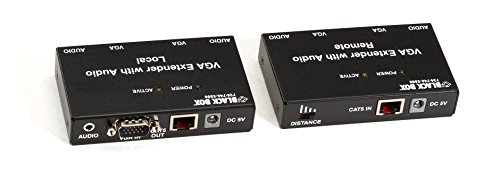 Black Box VGA Extender Kit with Audio, 2-Port Local, 2-Port Remote