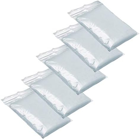 5 x Adult Emergency Reusable Rain Waterproof Poncho with Hood Lightweight Disposable for Festivals Theme Parks Camping and More (Transparent)