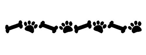 Image result for paw and bone print clip art free