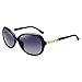 LECKIRUT Oversized Polarized Sunglasses for Women Vintage Fashion Rhinestone Designer UV Protection Sun Glasses Black