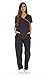 Just Love 11130W Women's Scrub Sets/Medical Scrubs/Nursing Scrubs Black With Pink Trim X-Large