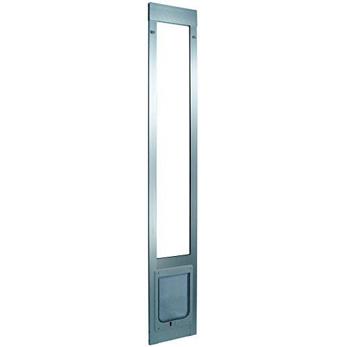 Ideal Pet Products 7.5 in. x 10.5 in. Large Mill Chubby Kat Pet Patio Door Insert for 77.6 in. to 80.4 in. Tall Aluminum Sliding Glass Door