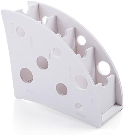Rosiness Remote Control Organizer Caddy 4 Slot Space Saving White