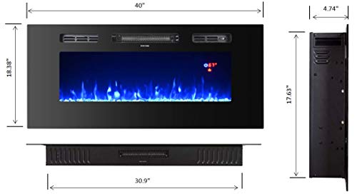 4 3GPlus+Electric+Fireplace+Recessed+Changeable