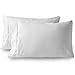 Bare Home Microfiber Pillow Cases - King Size Set of 2 - Cooling Pillowcases - Double Brushed - White Pillowcases 2 Pack - Easy Care (King Pillowcase Set of 2, White)