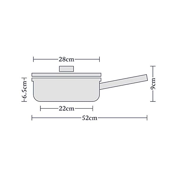 Stellar S624 28 cm Saute Pan, Black