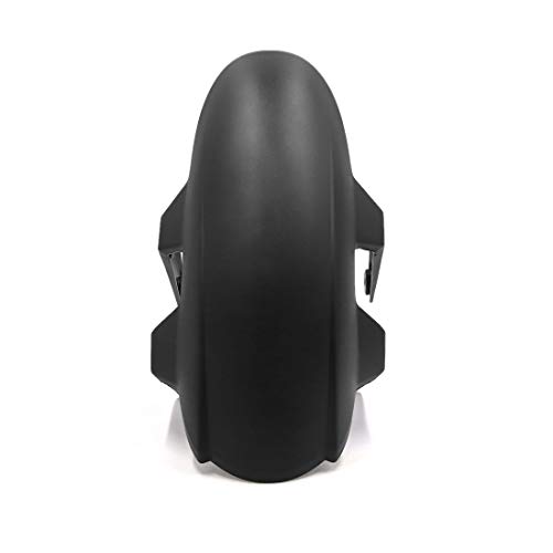 uxcell Universal Black Motorcycle Rear Wheel Fender Splash Guard Mudguard w Bracket